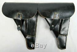 Original Unissued Wwii German Walther P38 Holsters Waffen Marked & Rb Numbered
