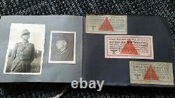 Original Vintage Period German Ww2 Photograph Album-pow Prison Guard