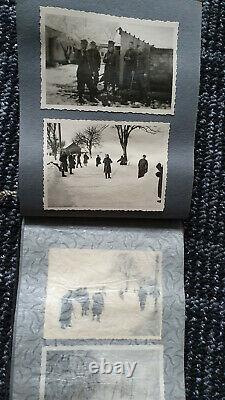 Original Vintage Period German Ww2 Photograph Album-pow Prison Guard