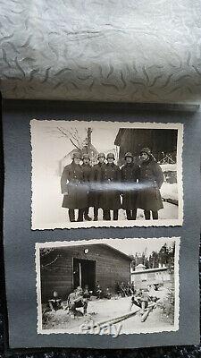 Original Vintage Period German Ww2 Photograph Album-pow Prison Guard