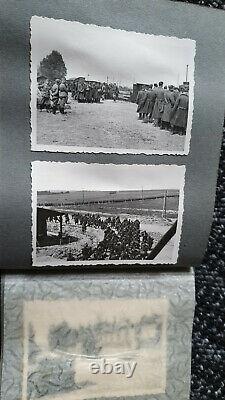 Original Vintage Period German Ww2 Photograph Album-pow Prison Guard