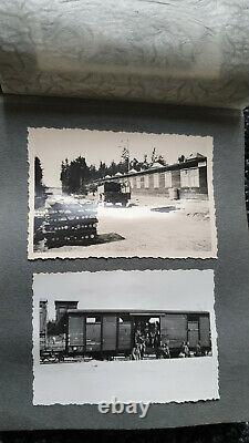 Original Vintage Period German Ww2 Photograph Album-pow Prison Guard