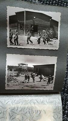 Original Vintage Period German Ww2 Photograph Album-pow Prison Guard