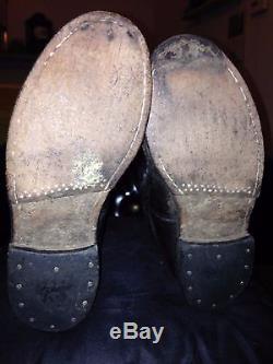Original WW II German Army Officer's Boots. Size 9. Becoming scarce. Berson heels