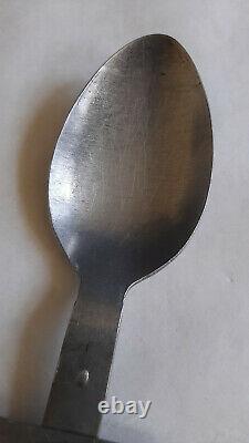 Original WW II German Fork Spoon W. S. J. 40 stainless steel