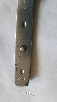 Original WW II German Fork Spoon W. S. J. 40 stainless steel