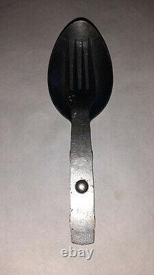 Original WW II German Fork Spoon W. S. J. 40 stainless steel