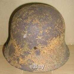 Original WW-II German MA Helmet Shell Found Above UK's D-Day 1944'Gold' Beach