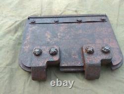 Original WW II German Tank Panzer Relic Stug III front hull maintenance hatch