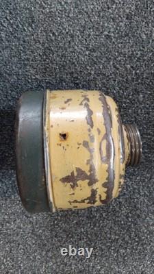 Original WW1 German M17 Ledermaske, VERY RARE WW2 Polish reissue, DISPLAY PIECE