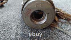 Original WW1 German M17 Ledermaske, VERY RARE WW2 Polish reissue, DISPLAY PIECE