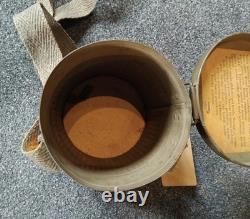 Original WW1 German M17 Ledermaske, VERY RARE WW2 Polish reissue, DISPLAY PIECE