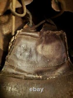 Original WW1 German to WW2 Transitional helmet. Named Finnish corporal