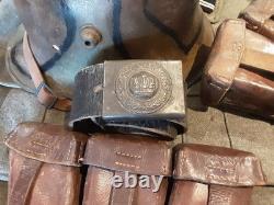 Original WW1 Imperial German Army Steel Belt buckle, with belt