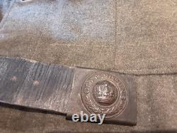 Original WW1 Imperial German Army Steel Belt buckle, with belt