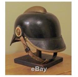 Original WW1 WW2 German Helmet With Liner & Chinstrap WWI WWII 1900