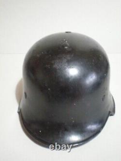 Original WW11 M34 German Firefighters Helmet, stamped DRP Thall and inverted V