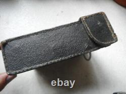 Original WW2 GERMAN ARMY HEER wss ELITE TROOPS presstoff BELT POUCH