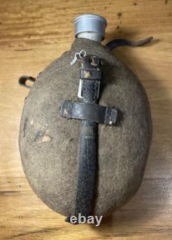 Original WW2 German Aluminium Canteen marked EEF 37