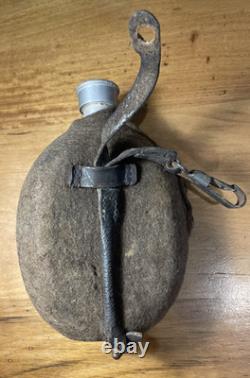 Original WW2 German Aluminium Canteen marked EEF 37
