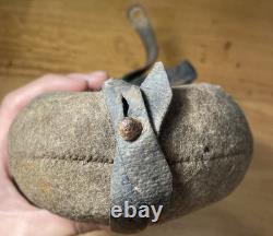 Original WW2 German Aluminium Canteen marked EEF 37