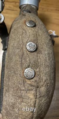 Original WW2 German Aluminium Canteen marked EEF 37