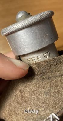 Original WW2 German Aluminium Canteen marked EEF 37