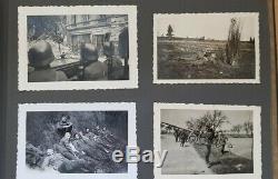 Original WW2 German Army Artillery photo album 68 top quality photos Poland