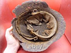 Original WW2 German Army Helmet Shell Relic Nice solid condition