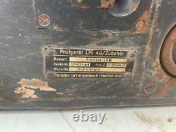 Original WW2 German Army / Luftwaffe Siemens Instrument Box Great Markings