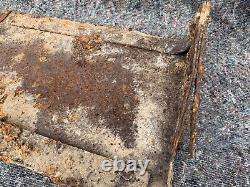 Original WW2 German Army Panzer 4 Front Mud Guard Uncleaned Relic
