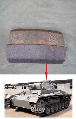 Original WW2 German Army Tank, Panzer III- IV commanders cupola armor block