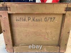 Original WW2 German Army Wooden Luftwaffe Powder Box Rare Item