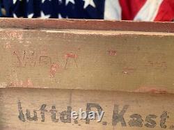 Original WW2 German Army Wooden Luftwaffe Powder Box Rare Item