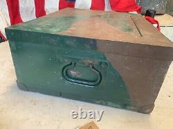 Original WW2 German Army Wooden Patronenkasten Box Normandy Camouflage
