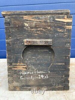 Original WW2 German Army Wooden Transport Box Normandy Barn Find