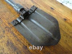 Original WW2 German Army folding entrenching tool shovel Klappspaten