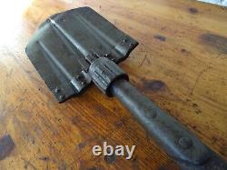 Original WW2 German Army folding entrenching tool shovel Klappspaten