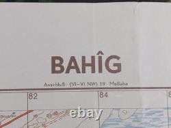Original WW2 German Army map of BAHIG (Between EL ALAMEIN and ALEXANDRIA) 1942