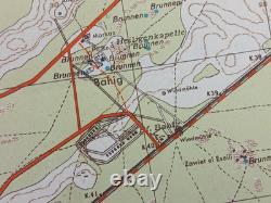 Original WW2 German Army map of BAHIG (Between EL ALAMEIN and ALEXANDRIA) 1942