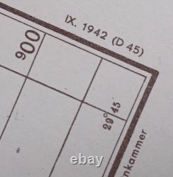 Original WW2 German Army map of BAHIG (Between EL ALAMEIN and ALEXANDRIA) 1942