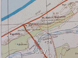 Original WW2 German Army map of BAHIG (Between EL ALAMEIN and ALEXANDRIA) 1942