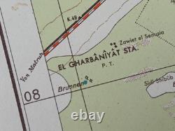 Original WW2 German Army map of BAHIG (Between EL ALAMEIN and ALEXANDRIA) 1942