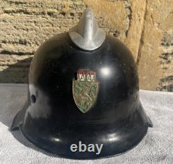 Original WW2 German/Austrian Firefighters Helmet with Name