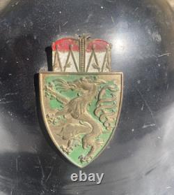 Original WW2 German/Austrian Firefighters Helmet with Name