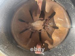 Original WW2 German/Austrian Firefighters Helmet with Name