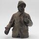 Original WW2 German Bronze Hunter sculpture metal figure bronze antique WWII old