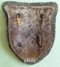 Original WW2 German Crimea Shield (Krimschild) with army cloth & back-plate