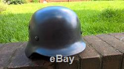 Original WW2 German Elite M35 Helmet Stahlhelm