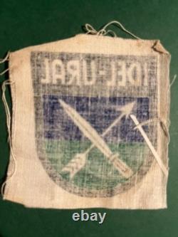 Original WW2 German Foreign Volunteer Idel-Ural Cossack Arm Shield Screen Print